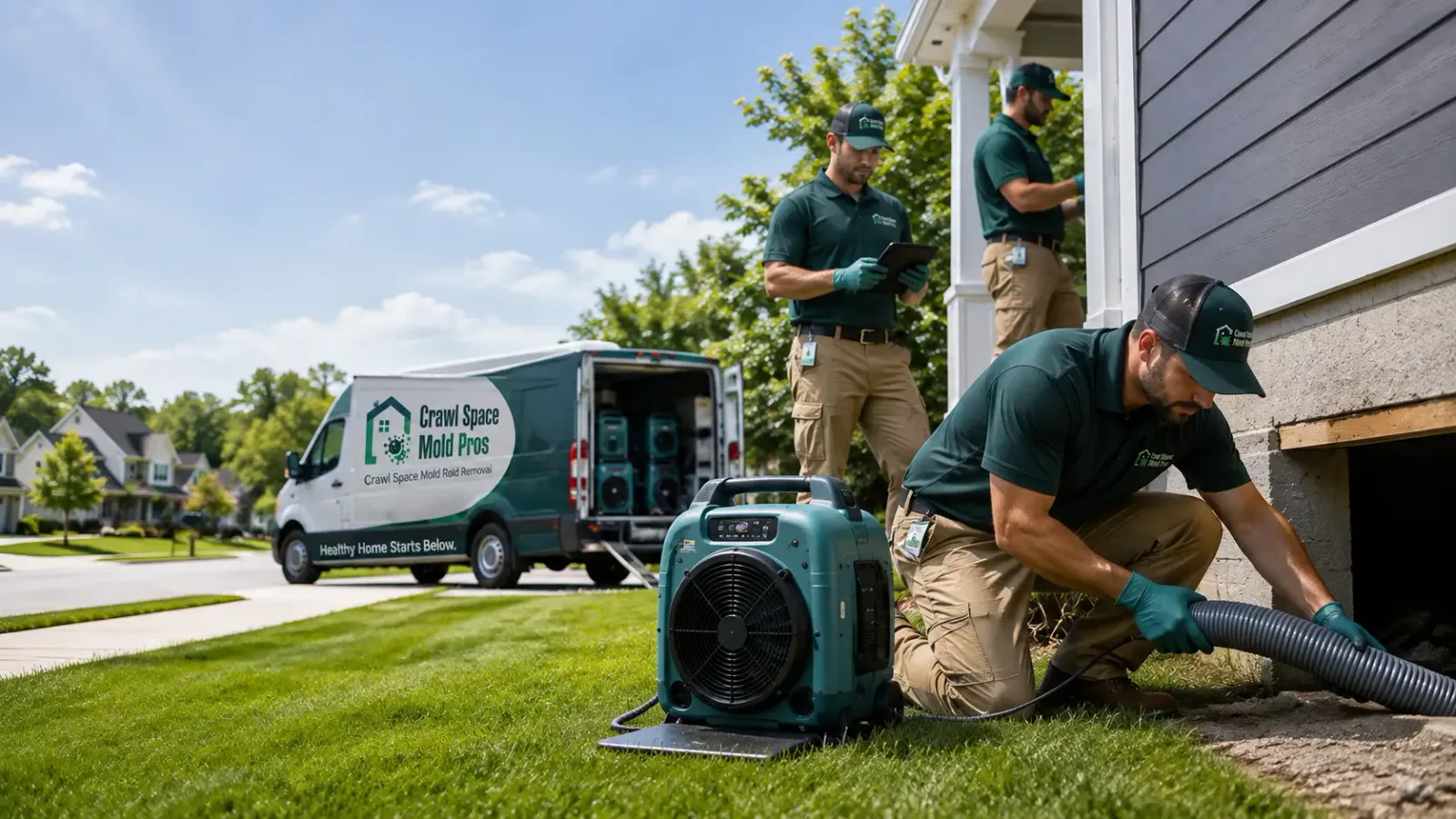 Crawl Space Mold Removal in Port William, OH